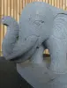 Product image 8 of the product “Standing elephant made of Riverstone about 45cm length ”